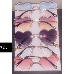 Heart shaped sunglasses